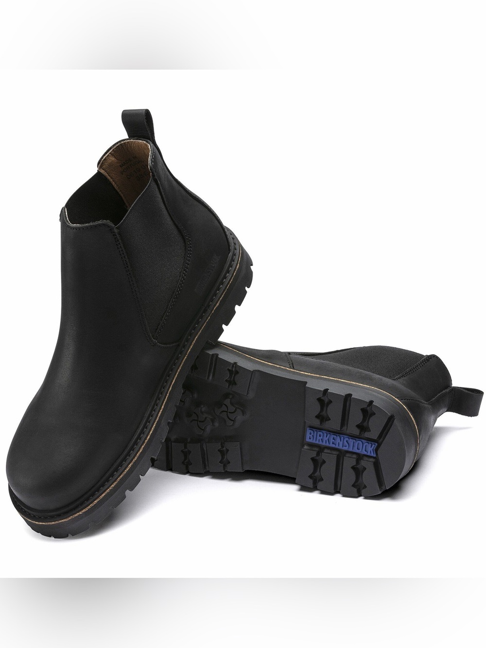 Gently Used - Birkenstock Stalon in Black Nubuck Leather (W US 9/EU 40)